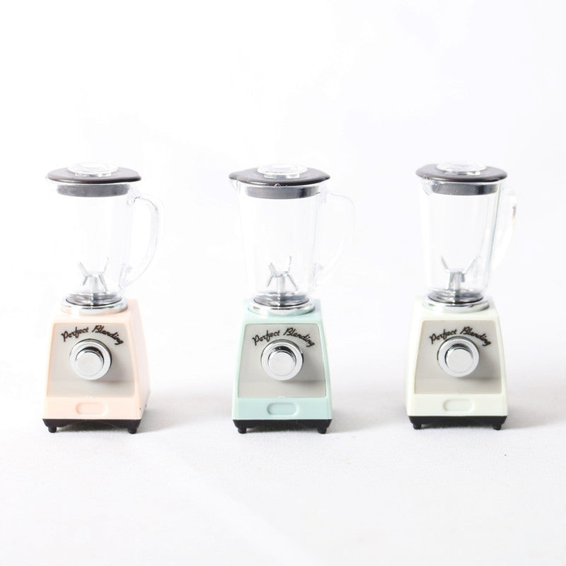 1/12 Miniature Blender Toy, Cute Dollhouse Kitchen Juicer Model, Tiny Play Food Smoothie Maker Ornament for OB11 Blythe Doll Accessory