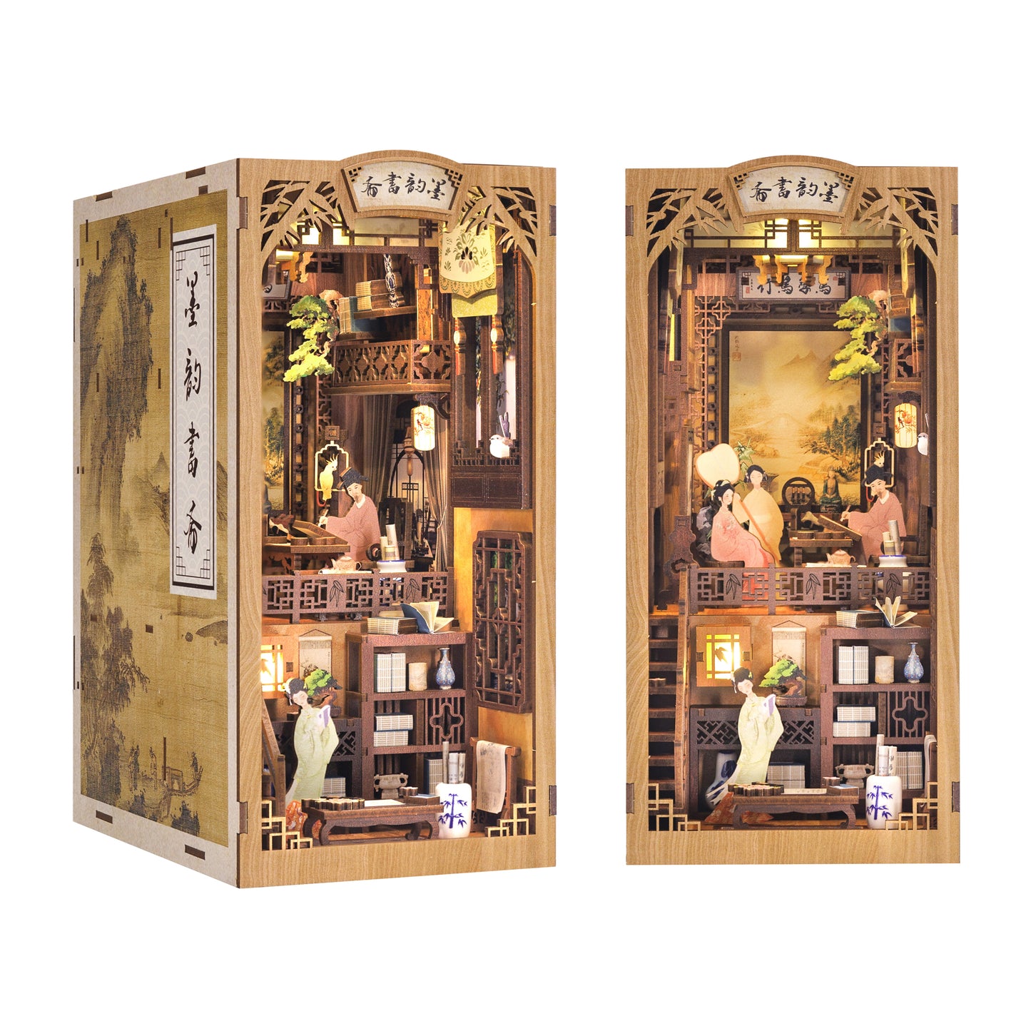 Eastern Poetry Library | DIY Book Nook Miniature Kit