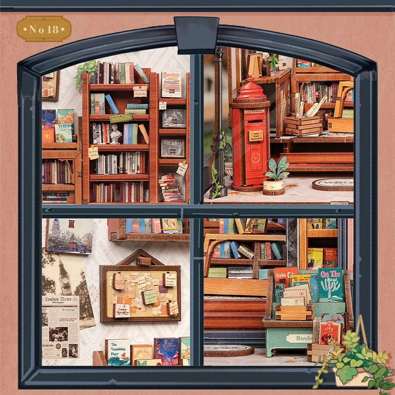 Jack's Bookery | DIY Book Nook Miniature Kit