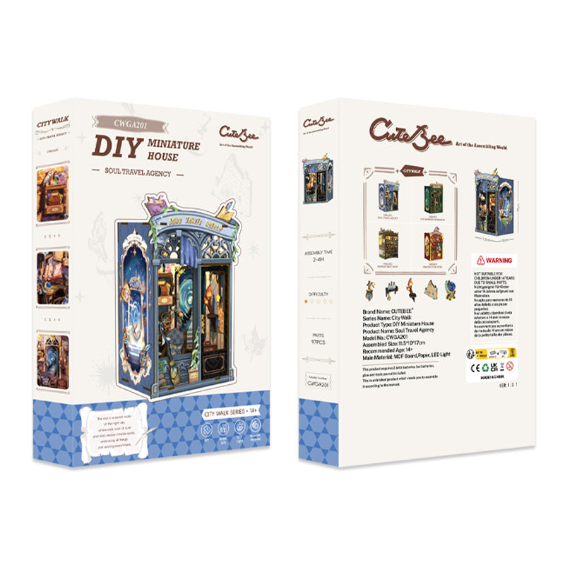 Soul Travel Agency | DIY Book Nook Miniature Kit