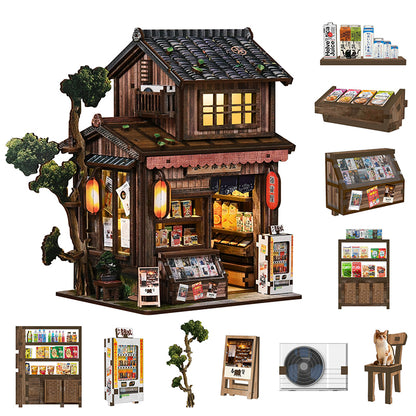 Kasuga Grocery Store | Japanese DIY Miniature House Kit