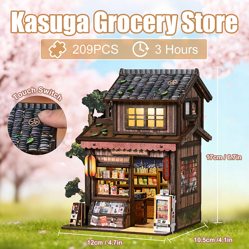 Kasuga Grocery Store | Japanese DIY Miniature House Kit