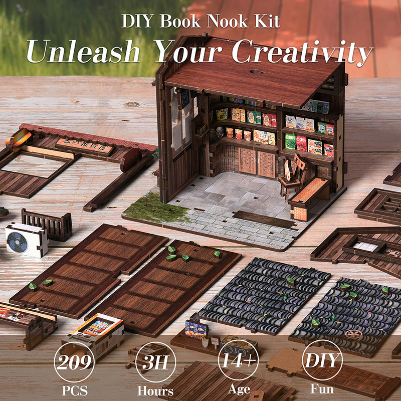 Kasuga Grocery Store | Japanese DIY Miniature House Kit
