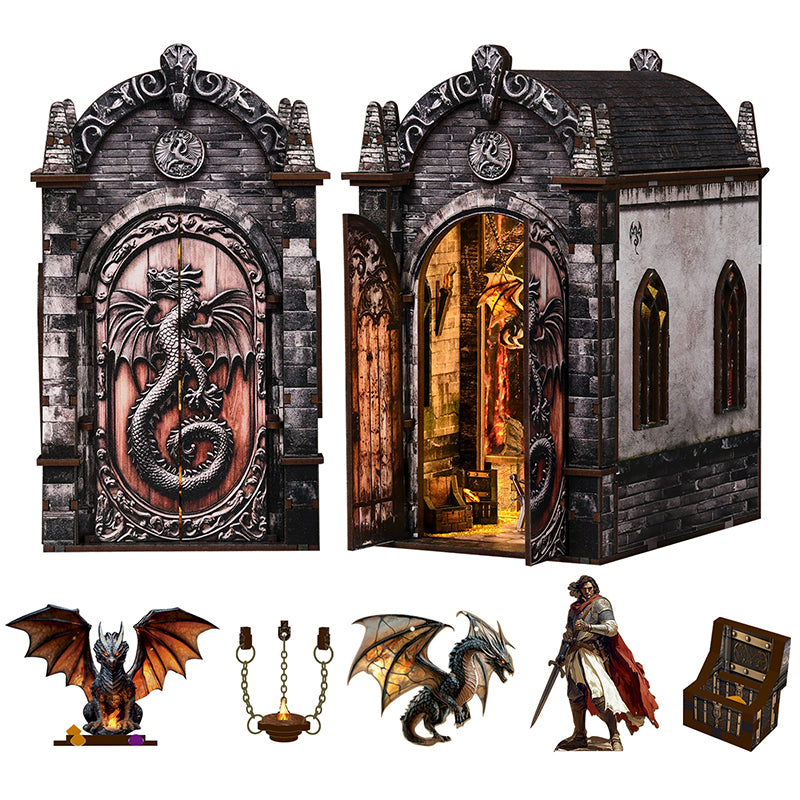 Dragon's Secret Labyrinth | DIY Book Nook Miniature Kit
