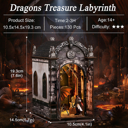 Dragon's Secret Labyrinth | DIY Book Nook Miniature Kit