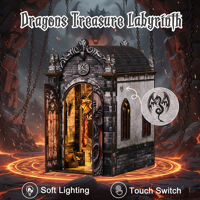 Dragon's Secret Labyrinth | DIY Book Nook Miniature Kit