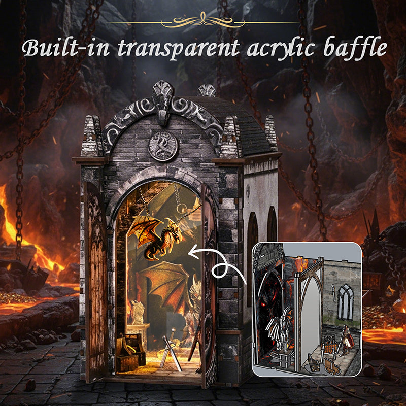 Dragon's Secret Labyrinth | DIY Book Nook Miniature Kit
