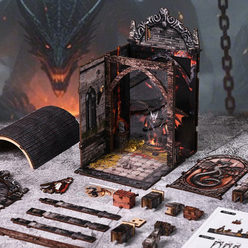 Dragon's Secret Labyrinth | DIY Book Nook Miniature Kit