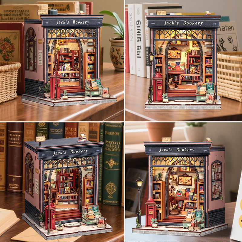 Jack's Bookery | DIY Book Nook Miniature Kit