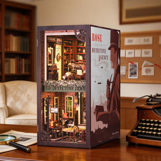 Rose Detective Agency | DIY Book Nook Miniature Kit