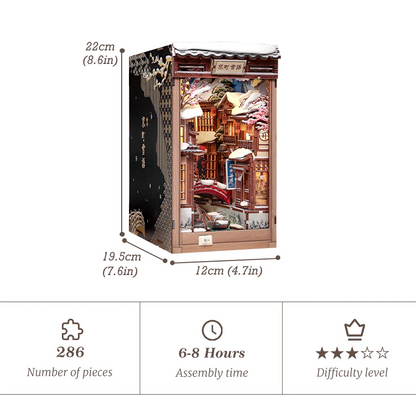 Kyoto Snow Whisper | DIY Book Nook Miniature Kit
