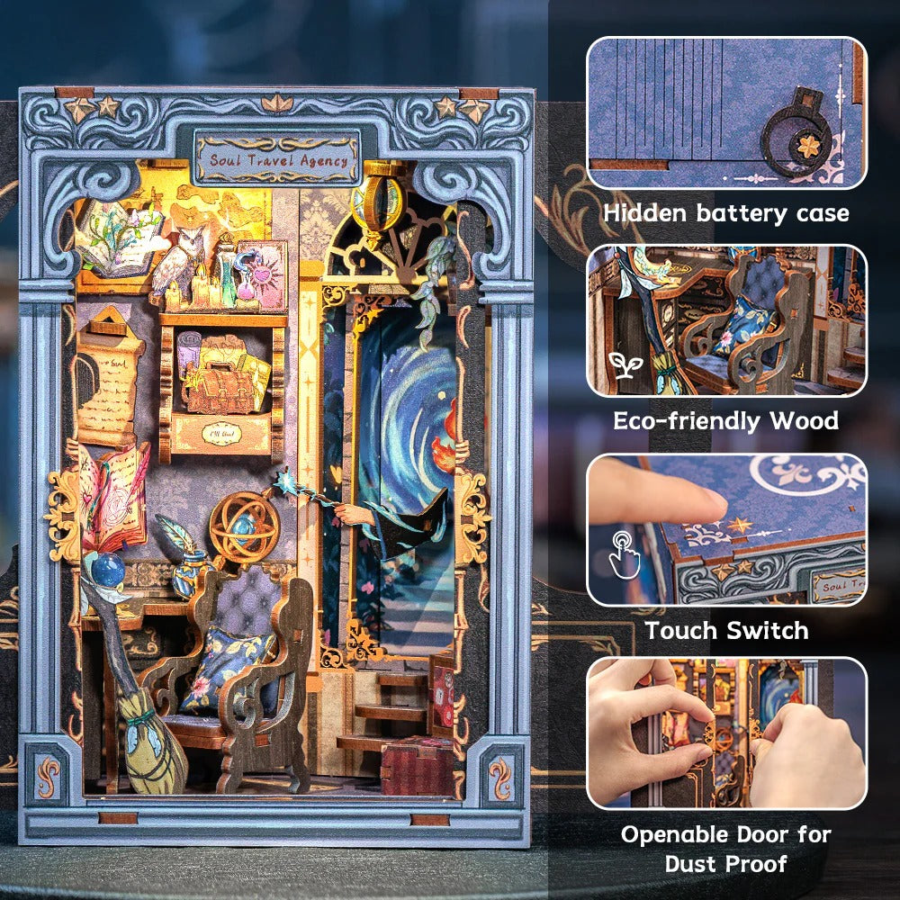 Soul Travel Agency | DIY Book Nook Miniature Kit