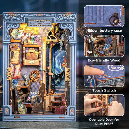 Soul Travel Agency | DIY Book Nook Miniature Kit