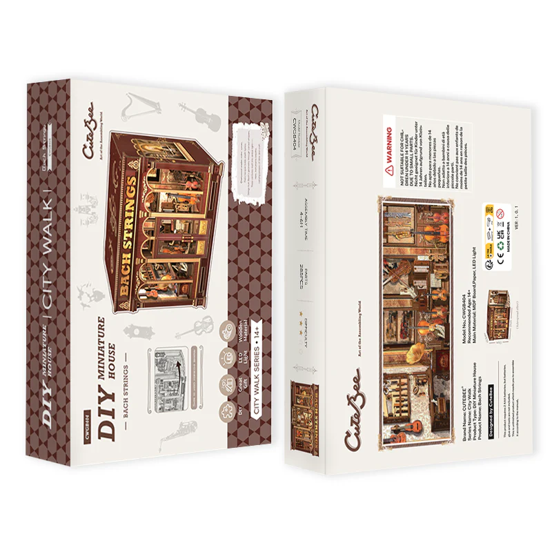 Bach Strings | DIY Book Nook Miniature Kit