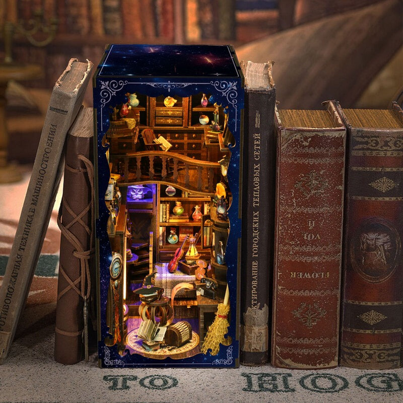 The Alchemist's Study: Magic Potion House | DIY Book Nook Kit