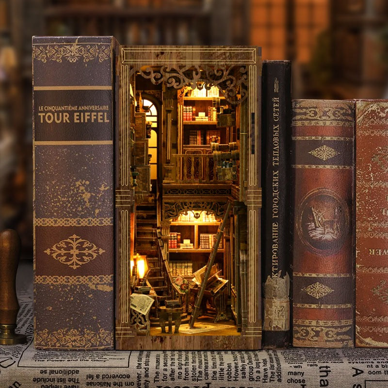 The Antiquarian Bookroom: A Bibliophile's Sanctuary | DIY Book Nook Kit