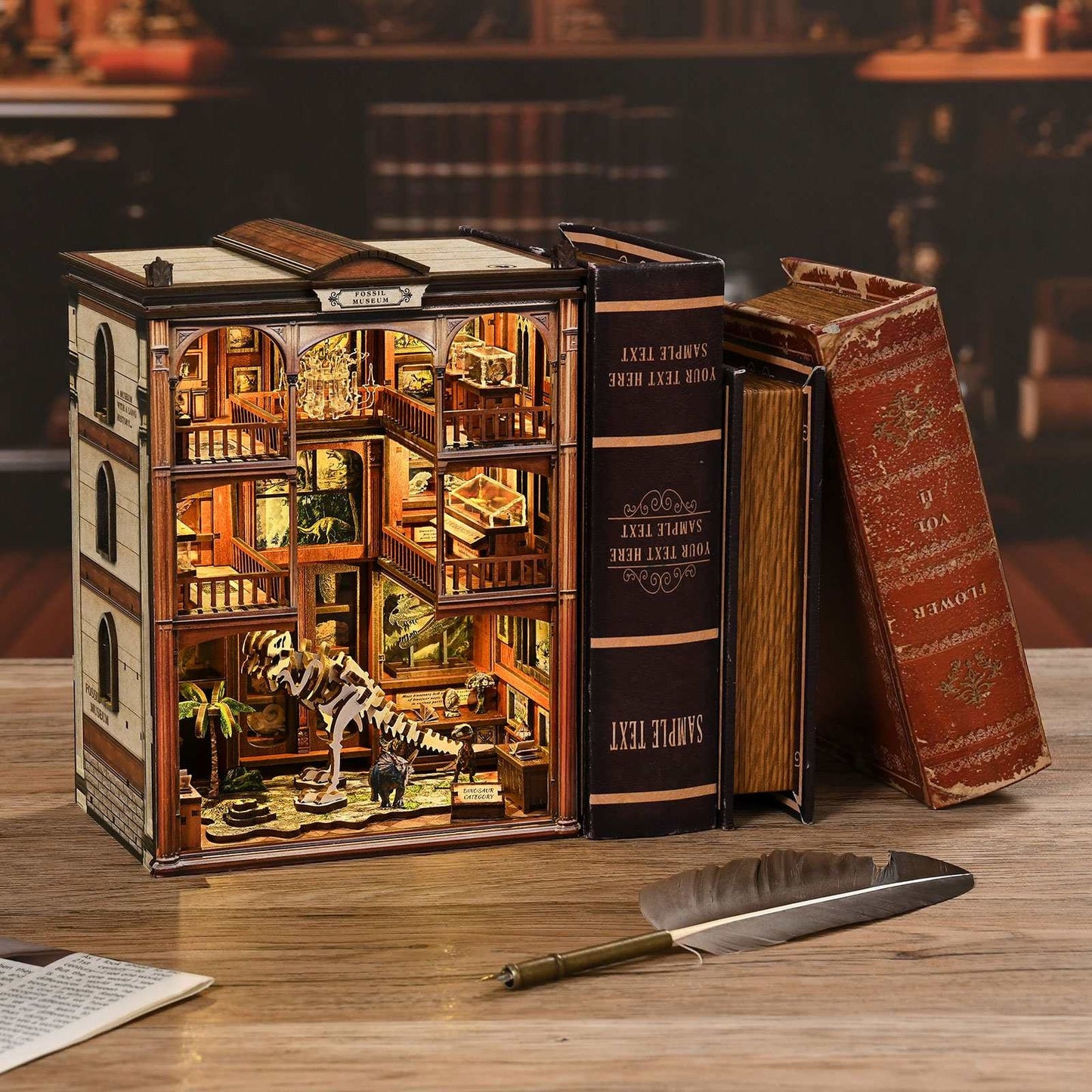 Fossil Museum | DIY Book Nook Miniature Kit