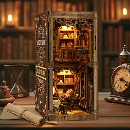 The Antiquarian Bookroom: A Bibliophile's Sanctuary | DIY Book Nook Kit