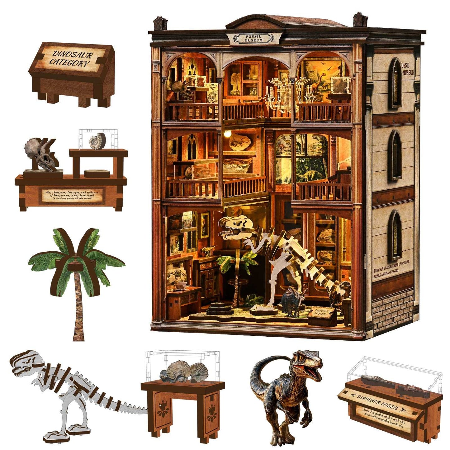 Fossil Museum | DIY Book Nook Miniature Kit
