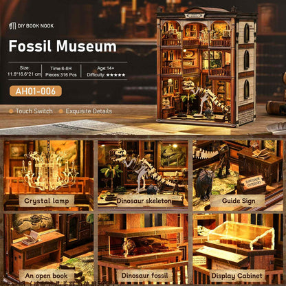 Fossil Museum | DIY Book Nook Miniature Kit