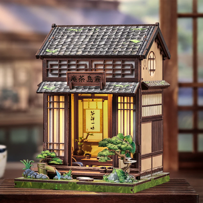 Kirishima Tea House | DIY Book Nook Miniature Kit