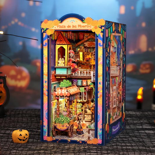 Vibrant Afterlife | DIY Book Nook Miniature Kit: Plaza de los Muertos