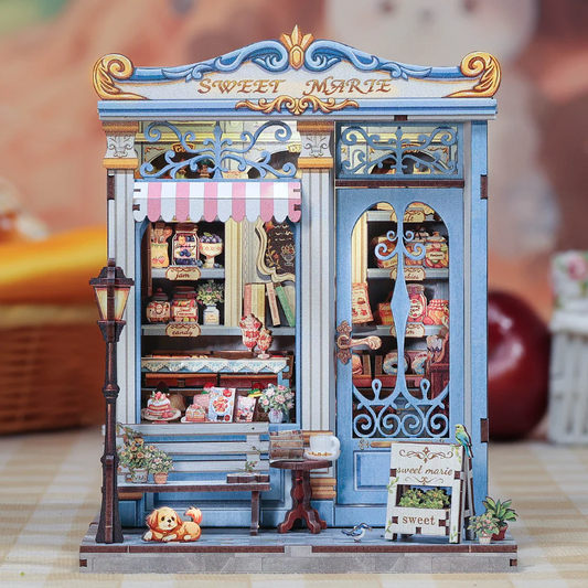Sweetie Marie Bakery House | DIY 3D Book Nook Miniature Kit