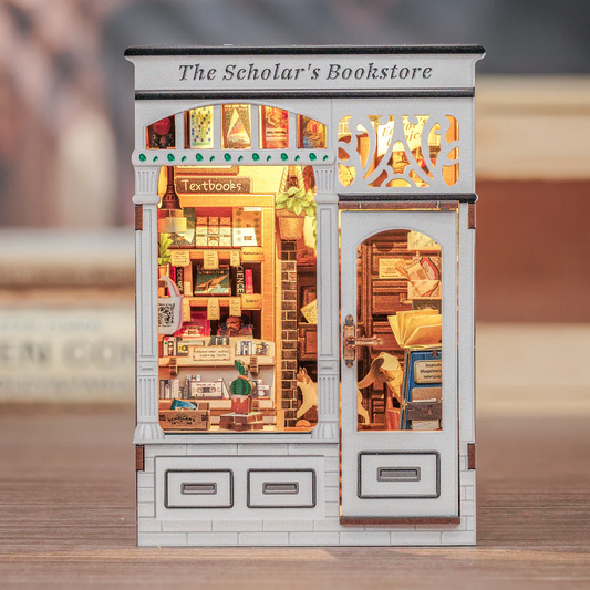 The Scholar's Bookstore | DIY Book Nook Miniature Kit