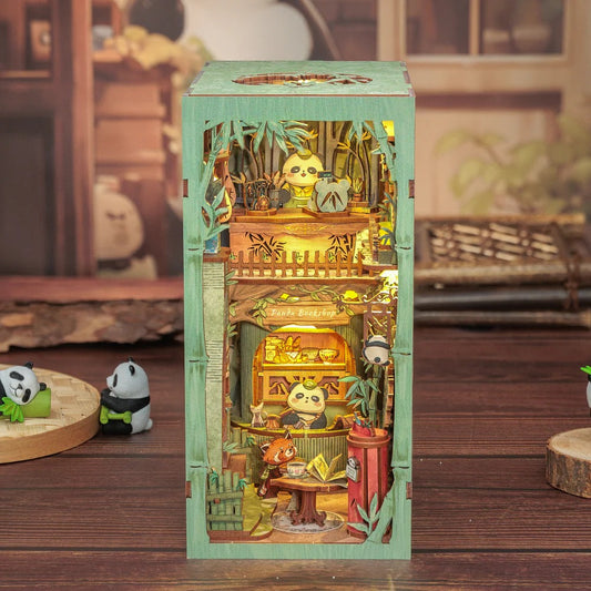 Panda Bookshop | DIY Book Nook Miniature Kit