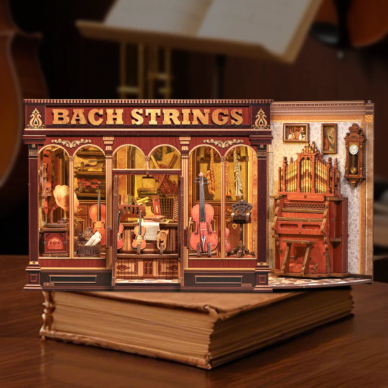 Bach Strings | DIY Book Nook Miniature Kit