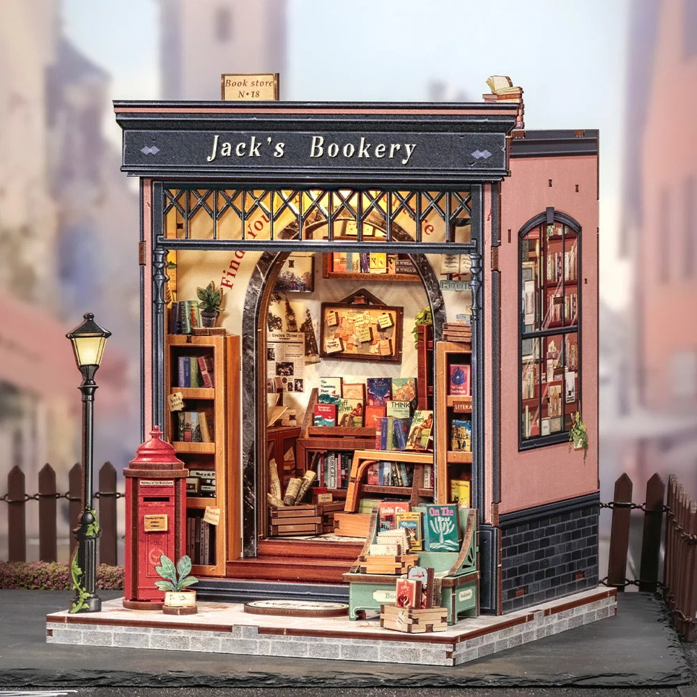 Jack's Bookery | DIY Book Nook Miniature Kit
