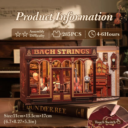 Bach Strings | DIY Book Nook Miniature Kit
