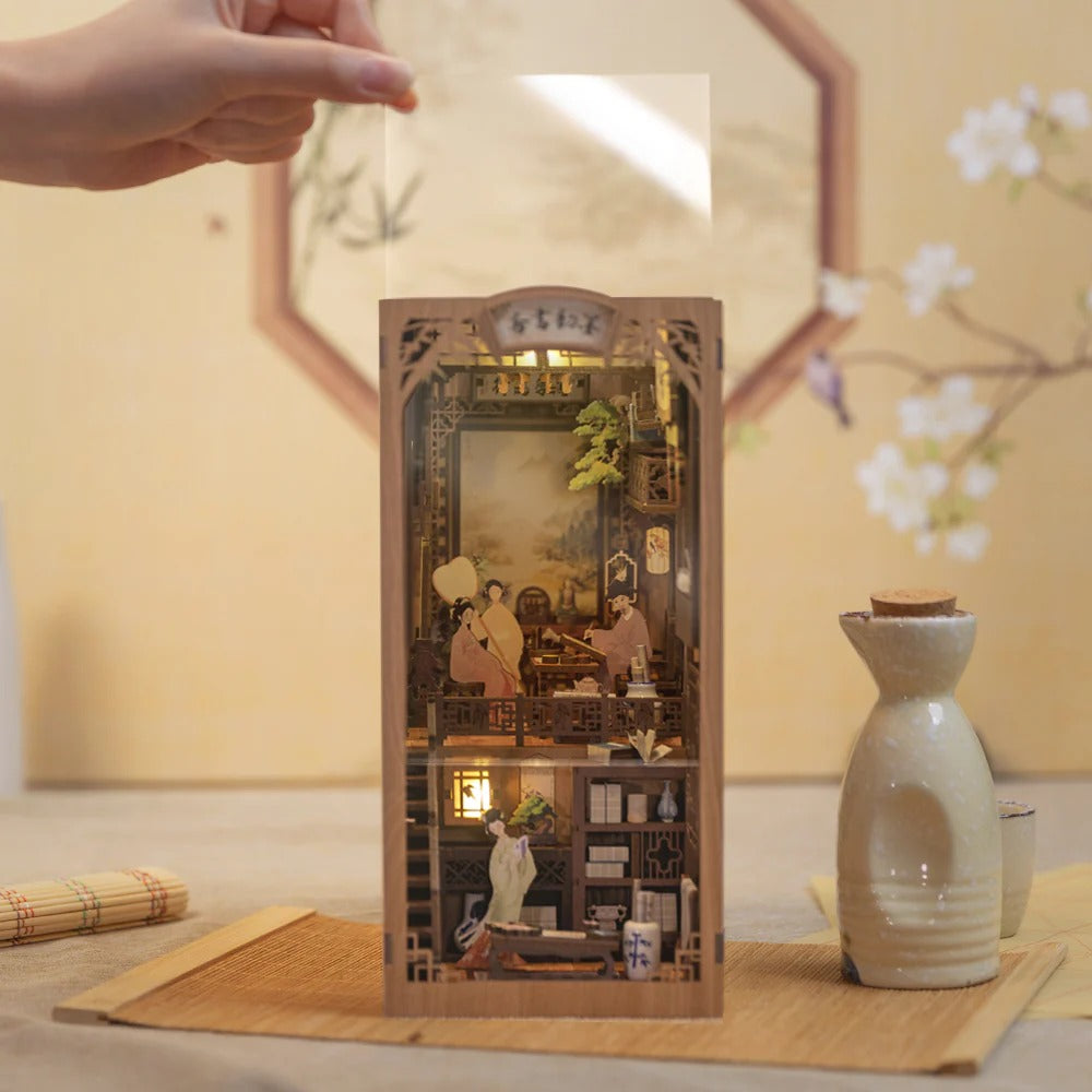 Eastern Poetry Library | DIY Book Nook Miniature Kit
