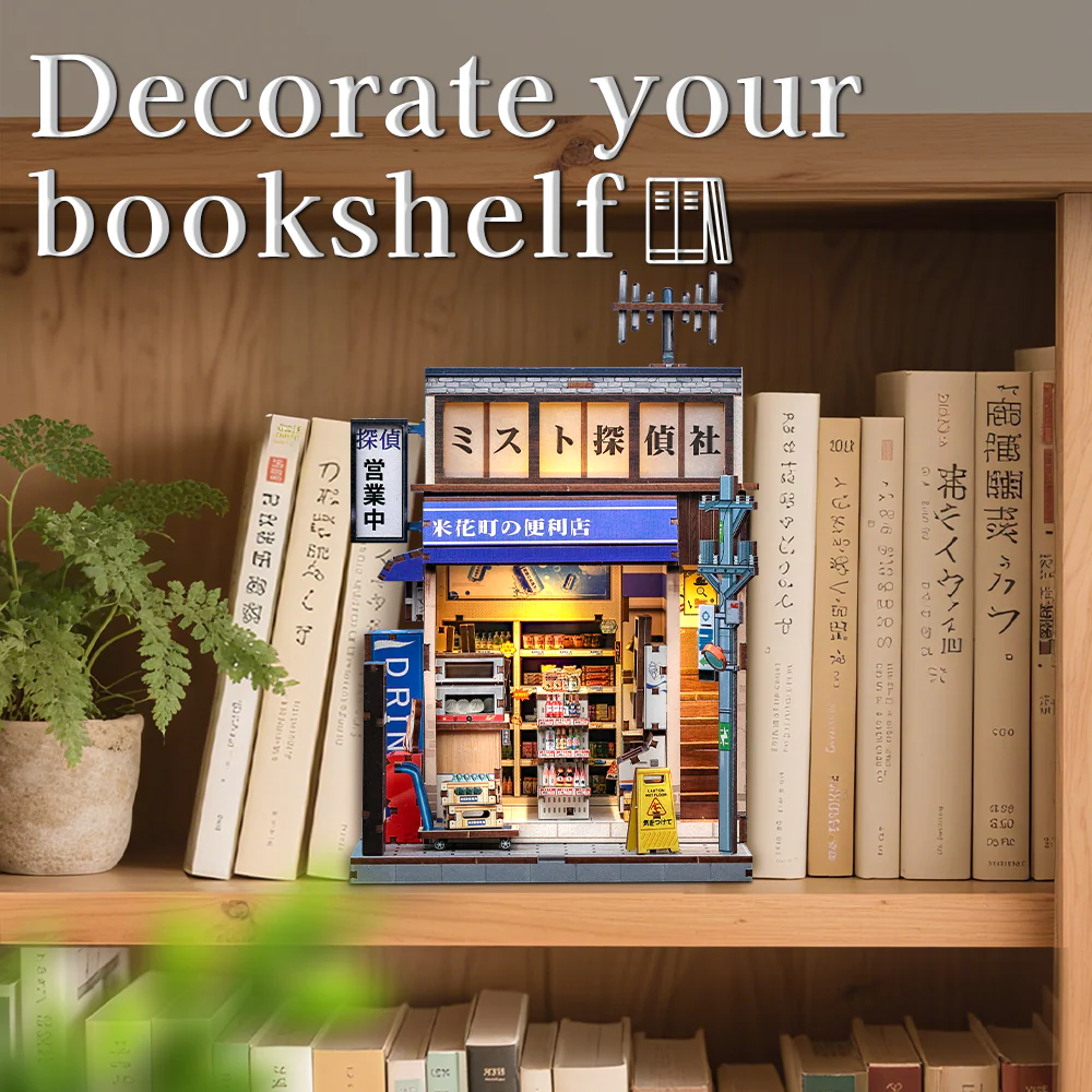 Retro Japanese Convenience Store | DIY Book Nook Miniature Kit
