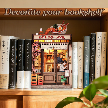 Midnight Ramen Street | DIY Book Nook Miniature Kit: Oishii Kyoto
