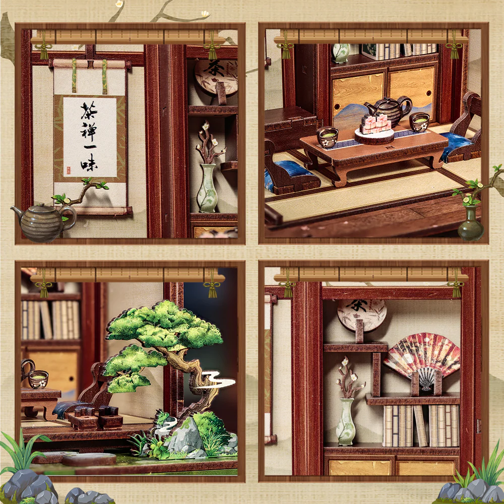 Kirishima Tea House | DIY Book Nook Miniature Kit