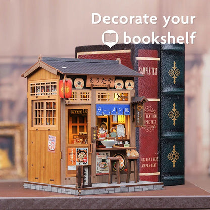 Japanese Ramen Diner | DIY Book Nook Miniature Kit: Morita-ya