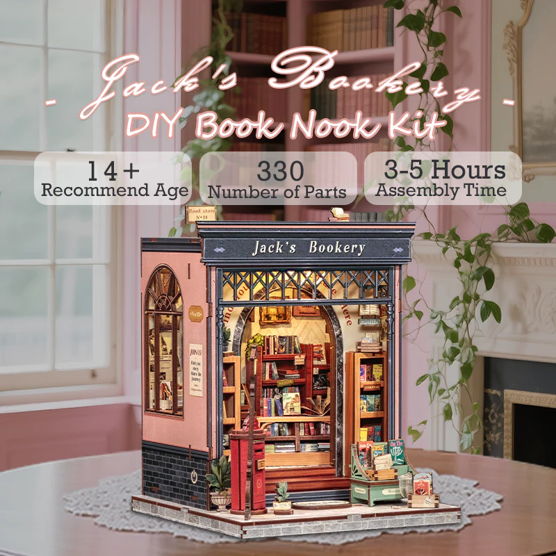Jack's Bookery | DIY Book Nook Miniature Kit