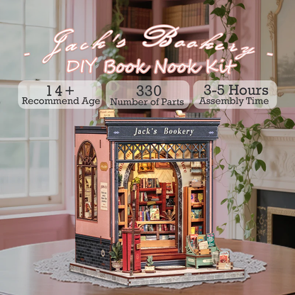 Jack's Bookery | DIY Book Nook Miniature Kit