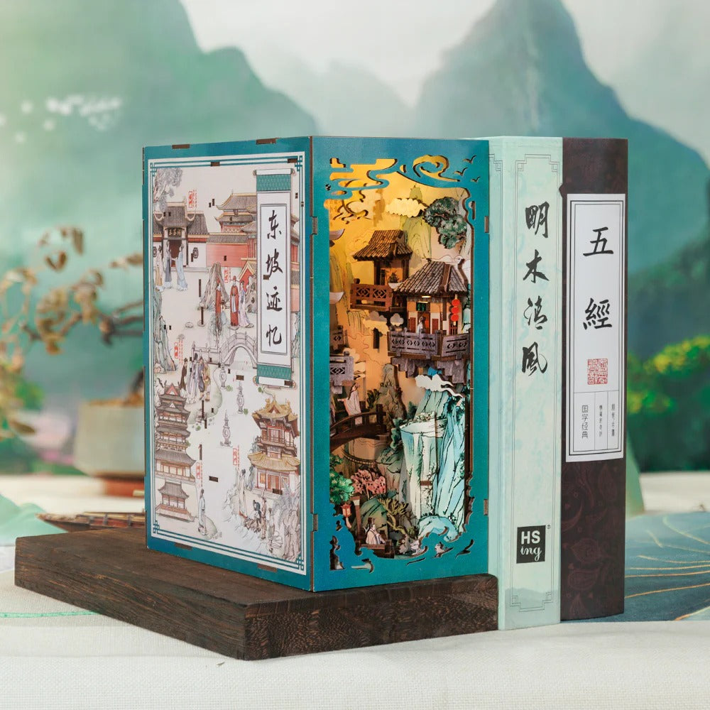 A Legendary Poet’s Zen Retreat | DIY Book Nook Miniature Kit: The Life of Poet Su Dongpo