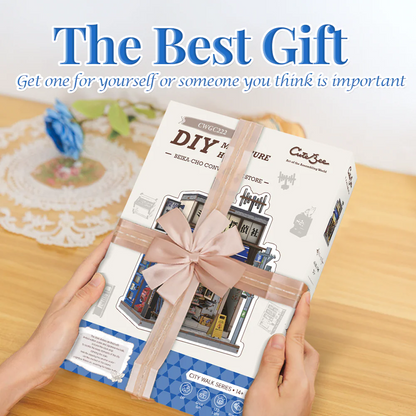 Retro Japanese Convenience Store | DIY Book Nook Miniature Kit