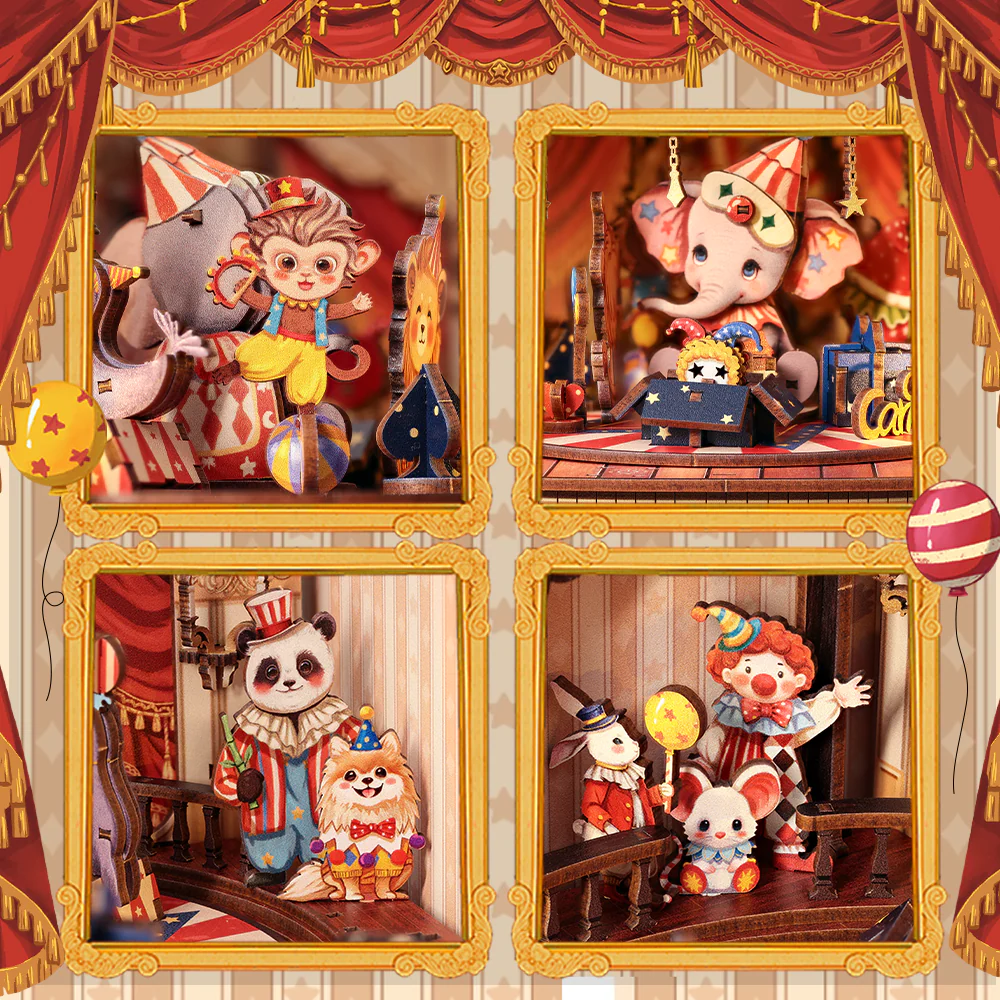 Animal Carnival | DIY Music Box Miniature House