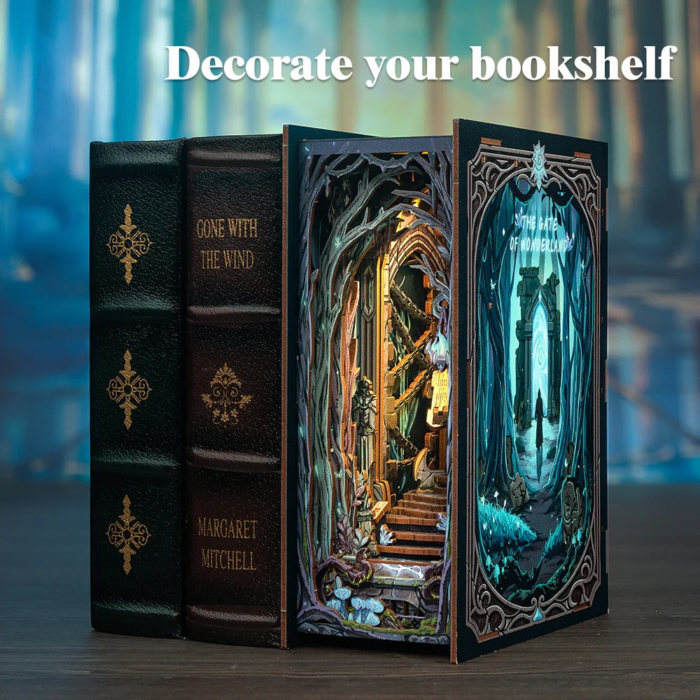 The Gate Of Wonderland | DIY 3D Book Nook Miniature Kit