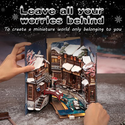 Kyoto Snow Whisper | DIY Book Nook Miniature Kit