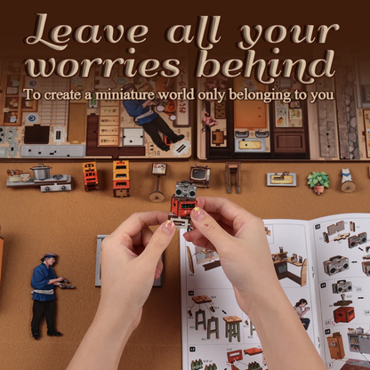 Midnight Ramen Street | DIY Book Nook Miniature Kit: Oishii Kyoto