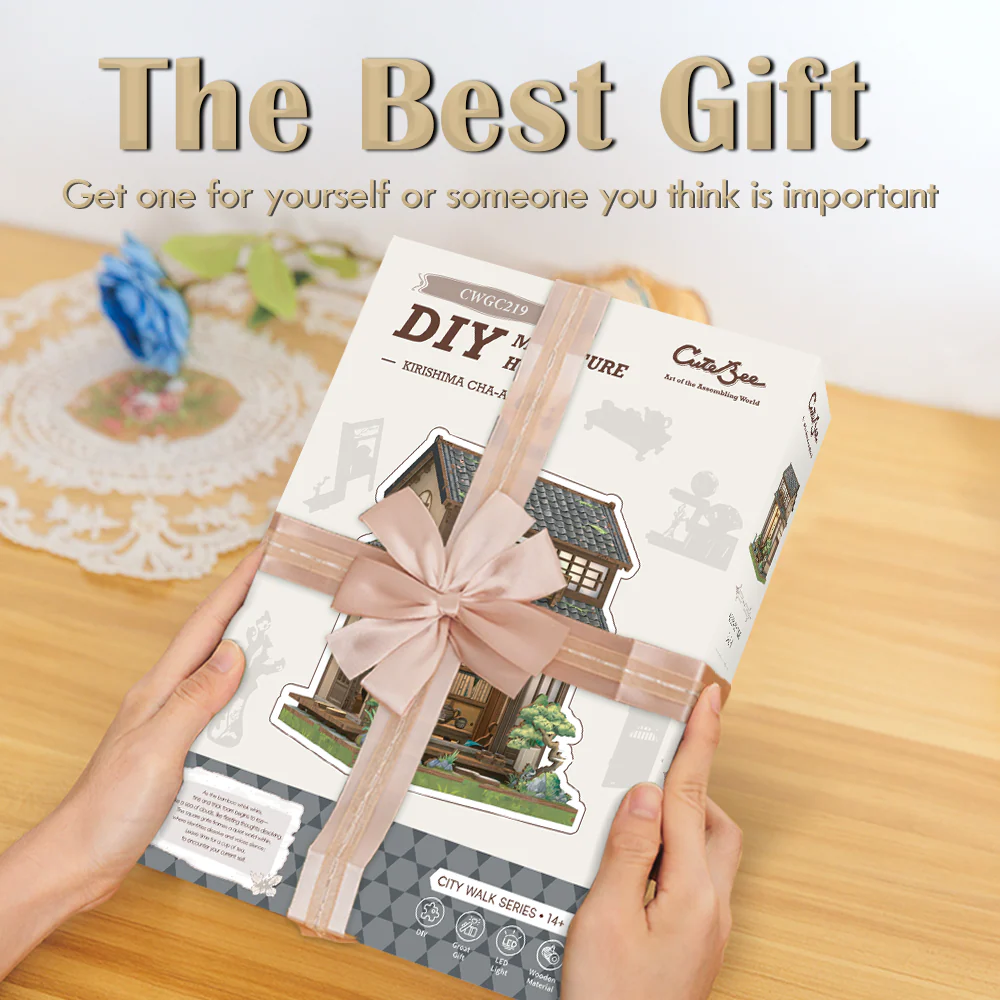 Kirishima Tea House | DIY Book Nook Miniature Kit