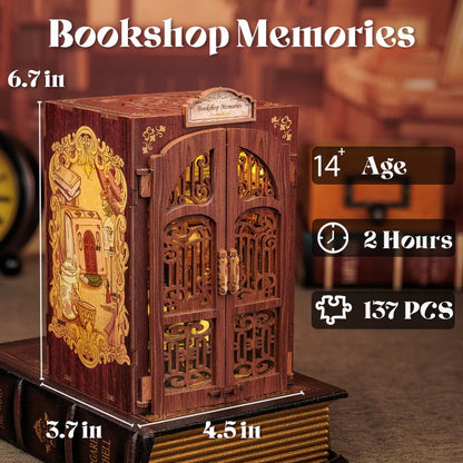 Bookshop Memories | DIY Book Nook Miniature Kit