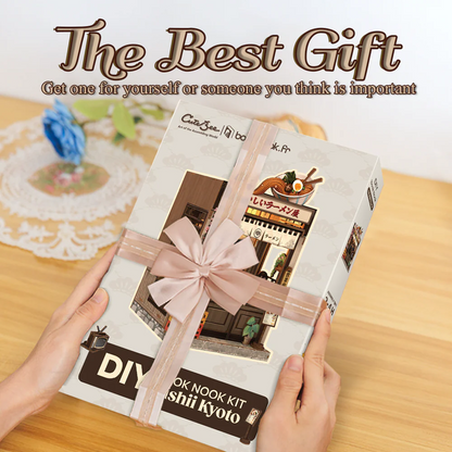 Midnight Ramen Street | DIY Book Nook Miniature Kit: Oishii Kyoto