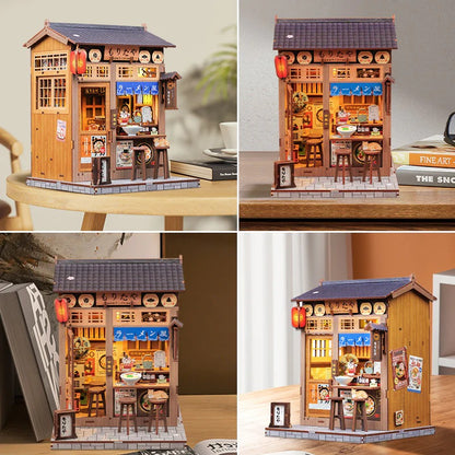 Japanese Ramen Diner | DIY Book Nook Miniature Kit: Morita-ya