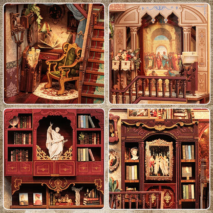 Library of Wisdom | DIY Book Nook Miniature Kit